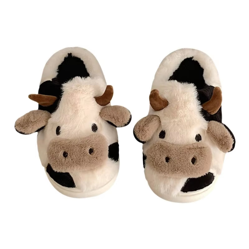 Women'S Cartoon Cute Cow House Slippers