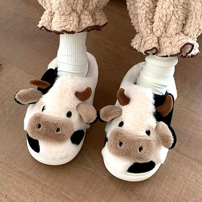 Women'S Cartoon Cute Cow House Slippers